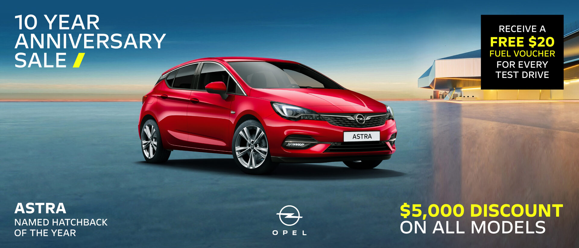 10 year anniversary sale astra - Opel celebrates its 10 year mark in Singapore