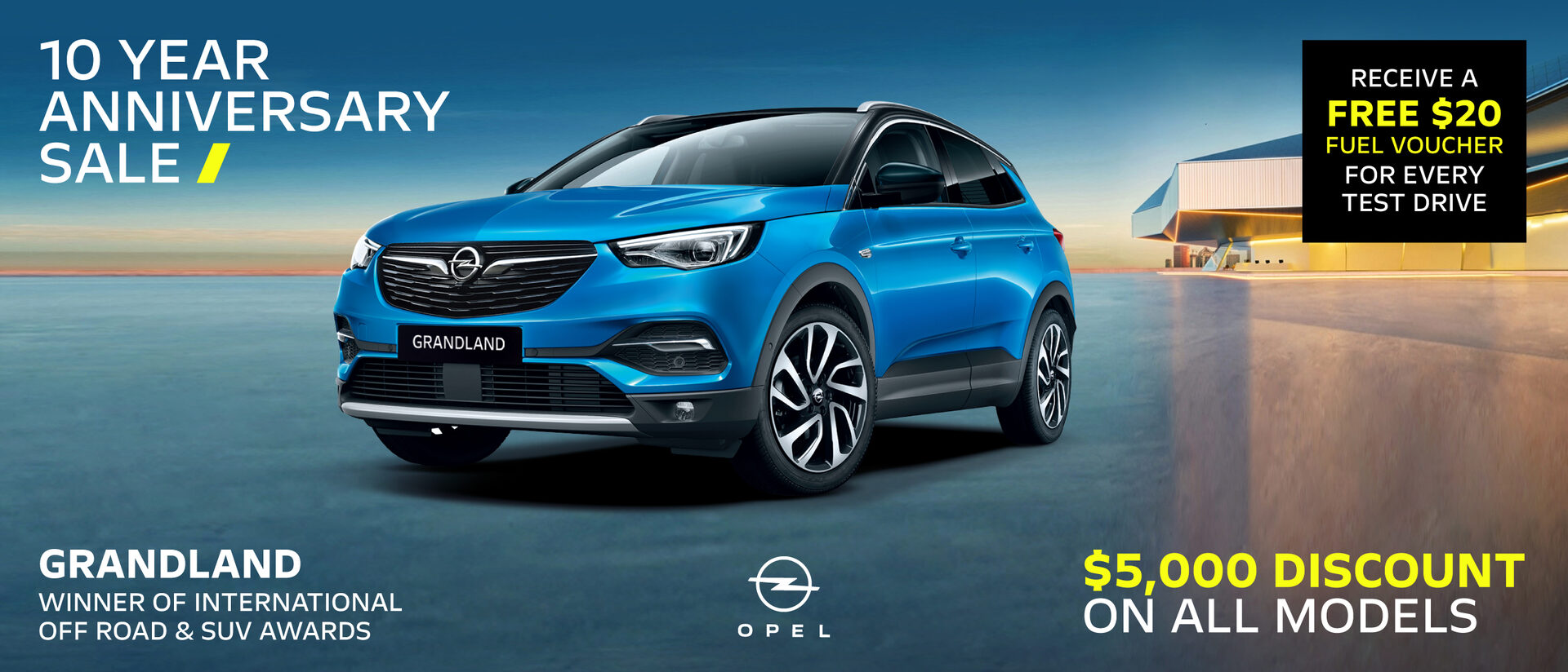 10 year anniversary sale grandland - Opel celebrates its 10 year mark in Singapore