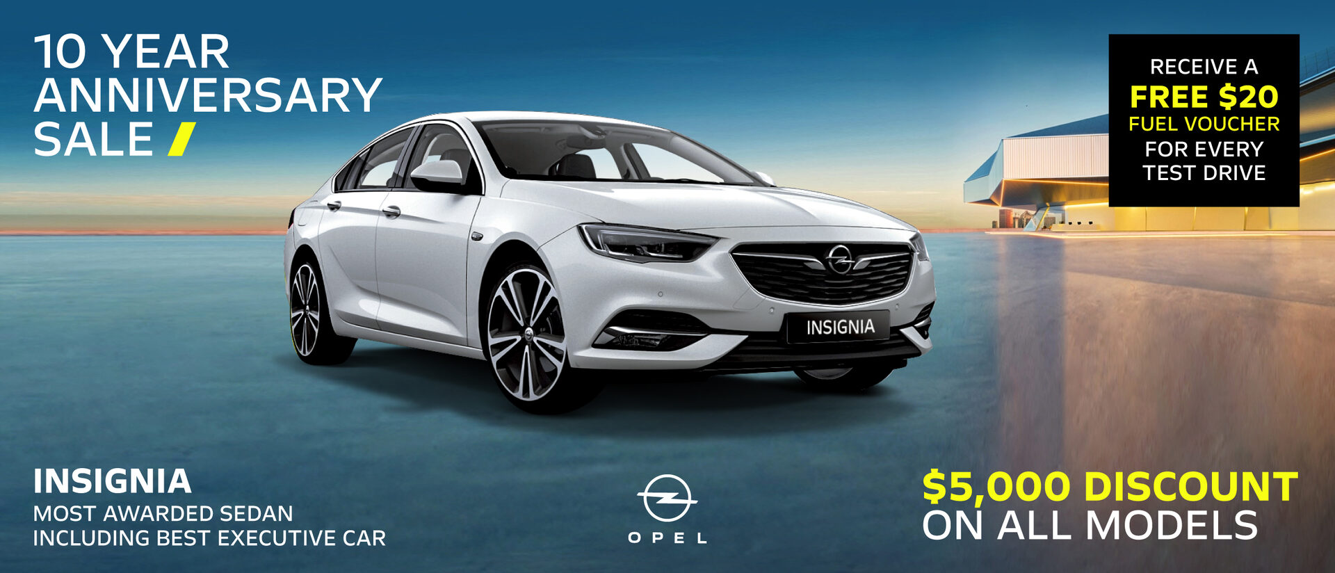 10 year anniversary sale insignia - Opel celebrates its 10 year mark in Singapore