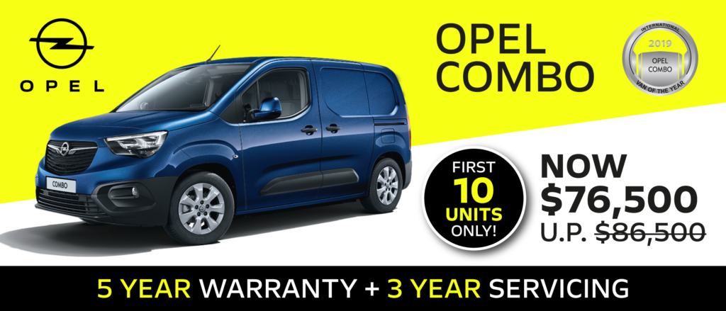 opel combo cargo van 10 units only promo 1024x439 - Flash Deal: Combo Cargo Van