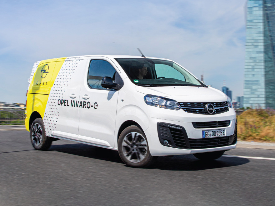 opel commercial vehicles customisable options vinyl wrap - Electric Vans and Light Commercial Vehicles